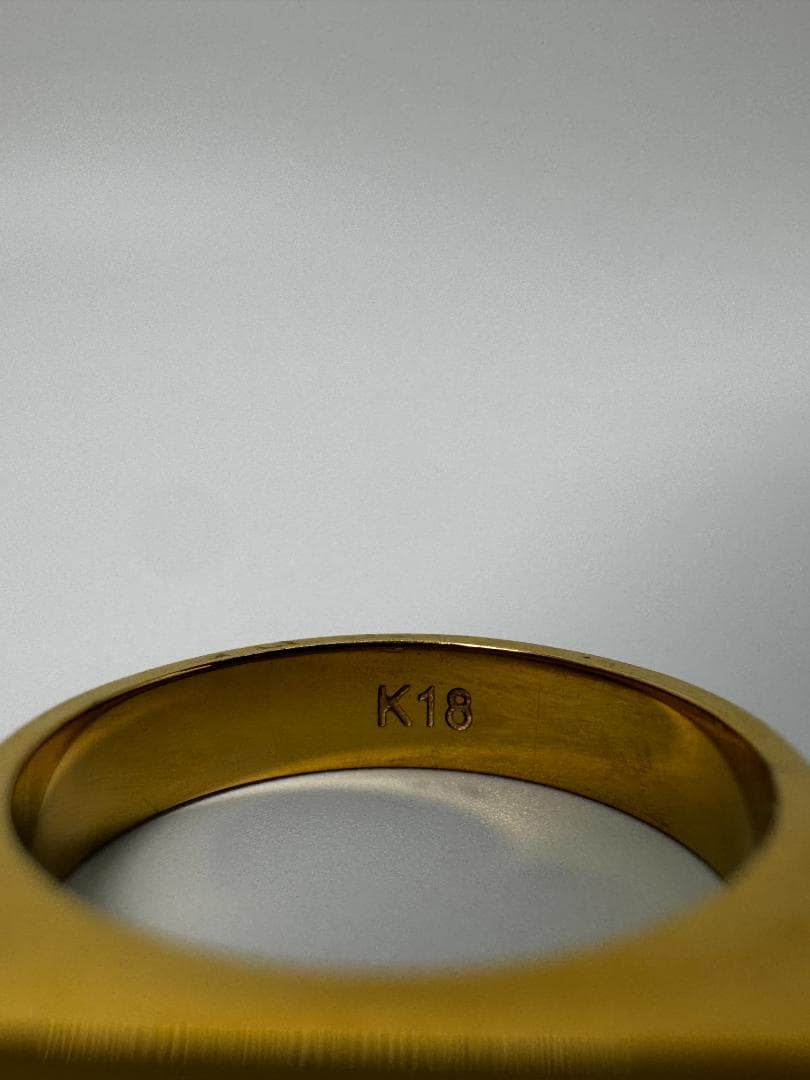 K18シンプルリング3.35g 11号