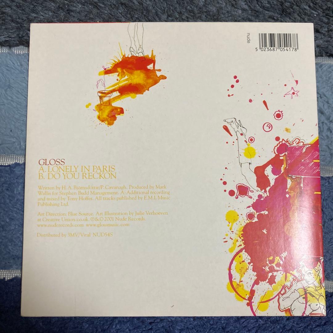 【激名曲】 LONELY IN PARIS 7インチレコードindie rock