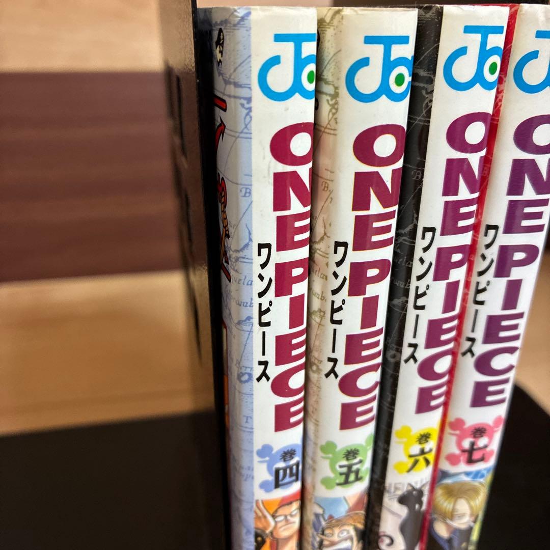 【初版】ワンピース　コミックスニュース　4巻 5巻 6巻 7巻
