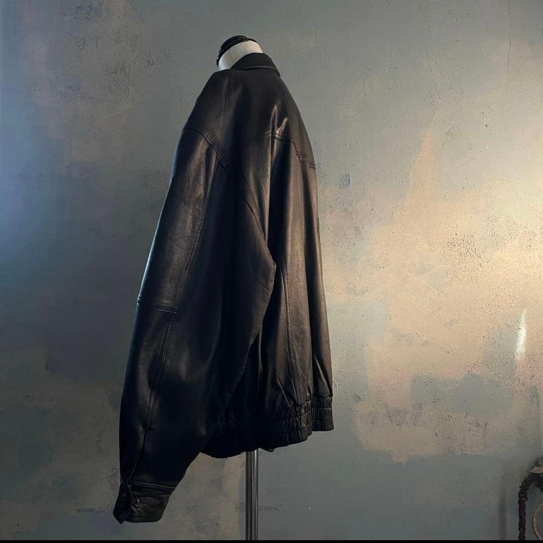 type A-2“classic“XL“本革“黒“bomber jacket