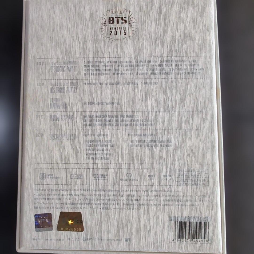 BTS MEMORIES OF 2015 DVD 日本語字幕 磁気カード 正規品