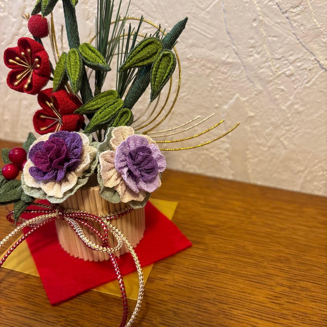 つまみ細工＊ちりめん細工＊お正月飾り＊門松