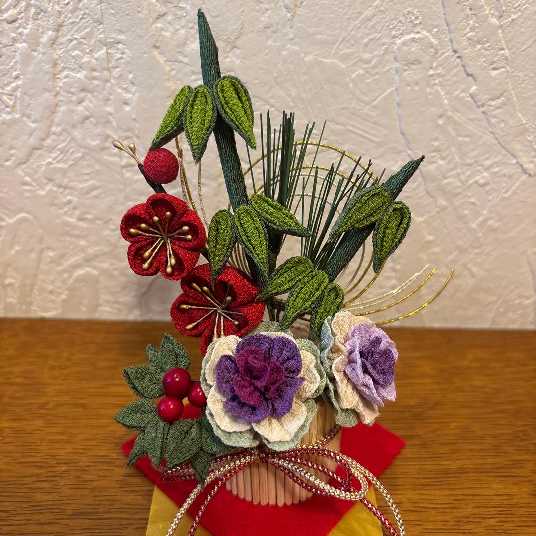 つまみ細工＊ちりめん細工＊お正月飾り＊門松