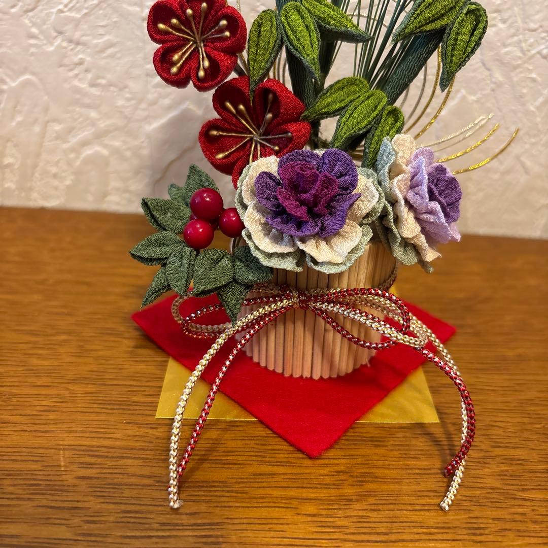 つまみ細工＊ちりめん細工＊お正月飾り＊門松