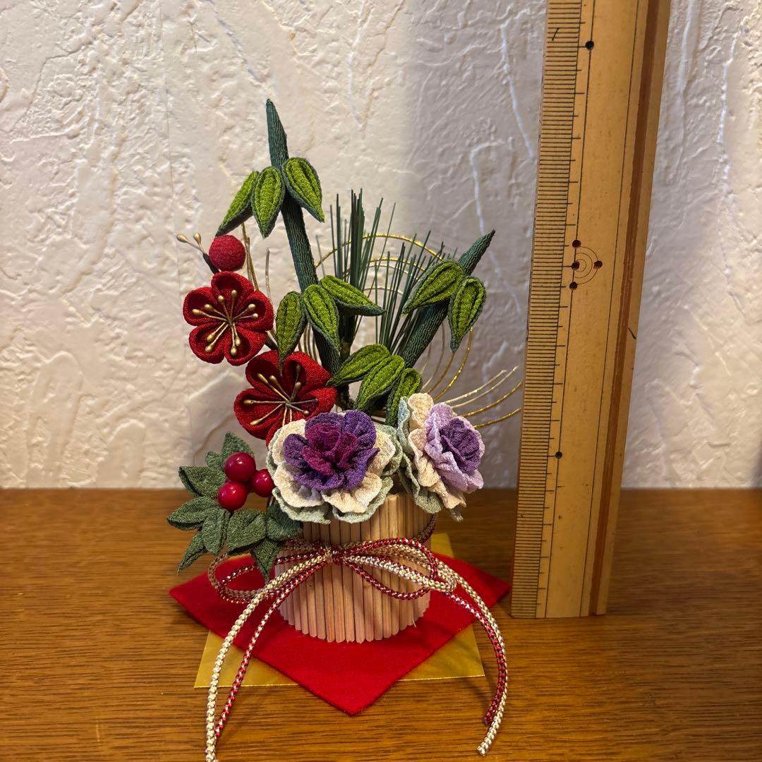 つまみ細工＊ちりめん細工＊お正月飾り＊門松