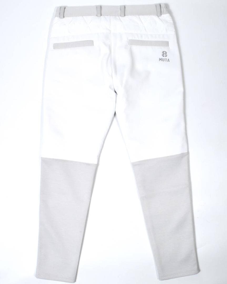 新品 muta ムータマリン ジオメトリック 切替キルティングパンツ 5 (M)