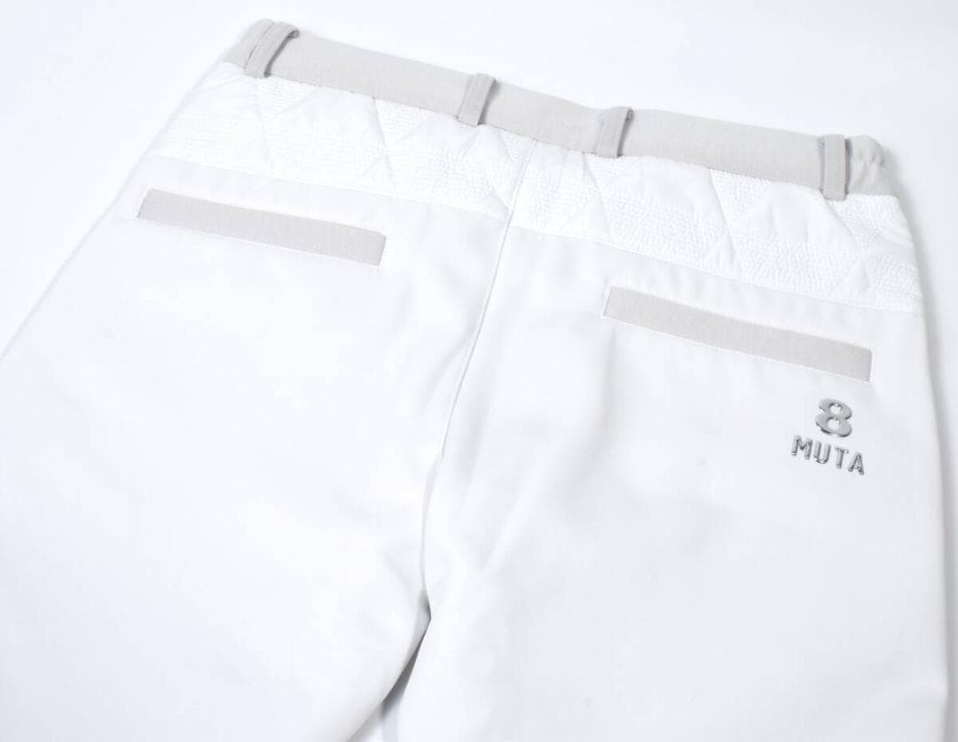 新品 muta ムータマリン ジオメトリック 切替キルティングパンツ 5 (M)