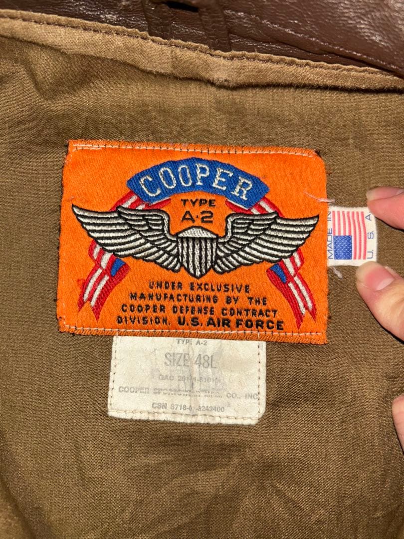 Cooper A2 フライトジャケット