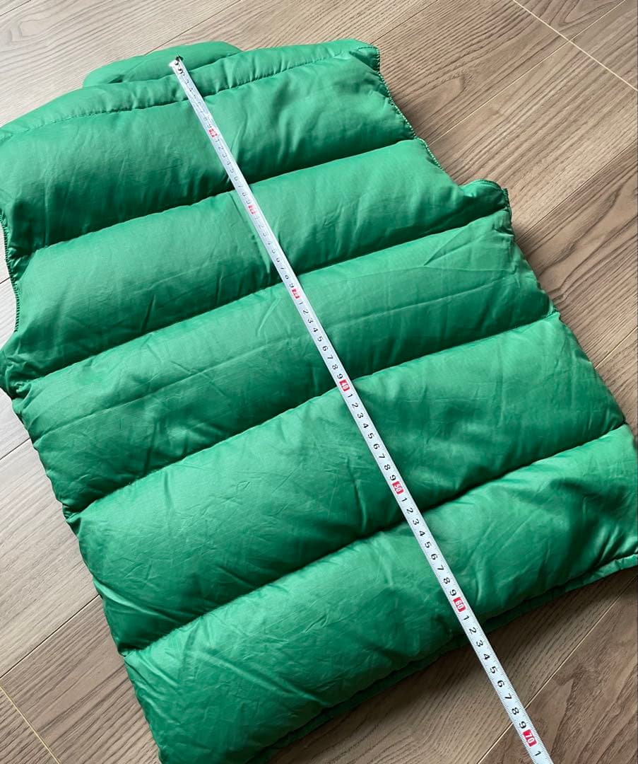 CAMP7 70s 80s ダウンベスト　USA製　シェラ　パタゴニア　グリーン