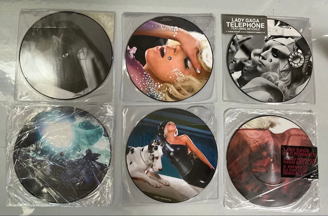 希少⭐️LADY GAGA⭐️レディーガガ⭐️ピクチャーレコード⭐️6枚セット