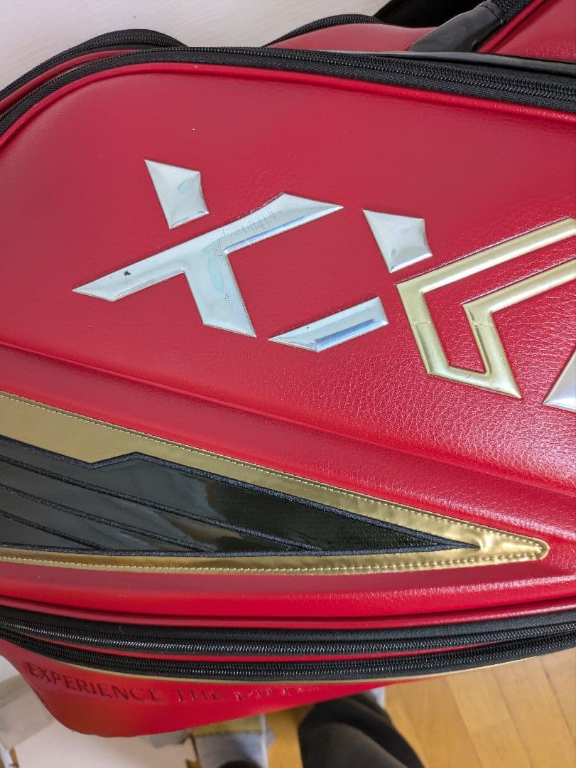 【プロモデル】XXIO ゼクシオ キャディバッグ 9.5型 GGC-X138 赤