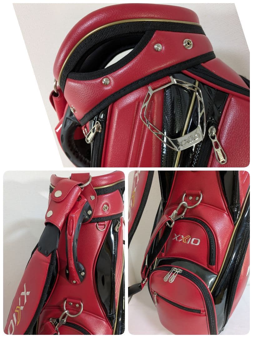 【プロモデル】XXIO ゼクシオ キャディバッグ 9.5型 GGC-X138 赤