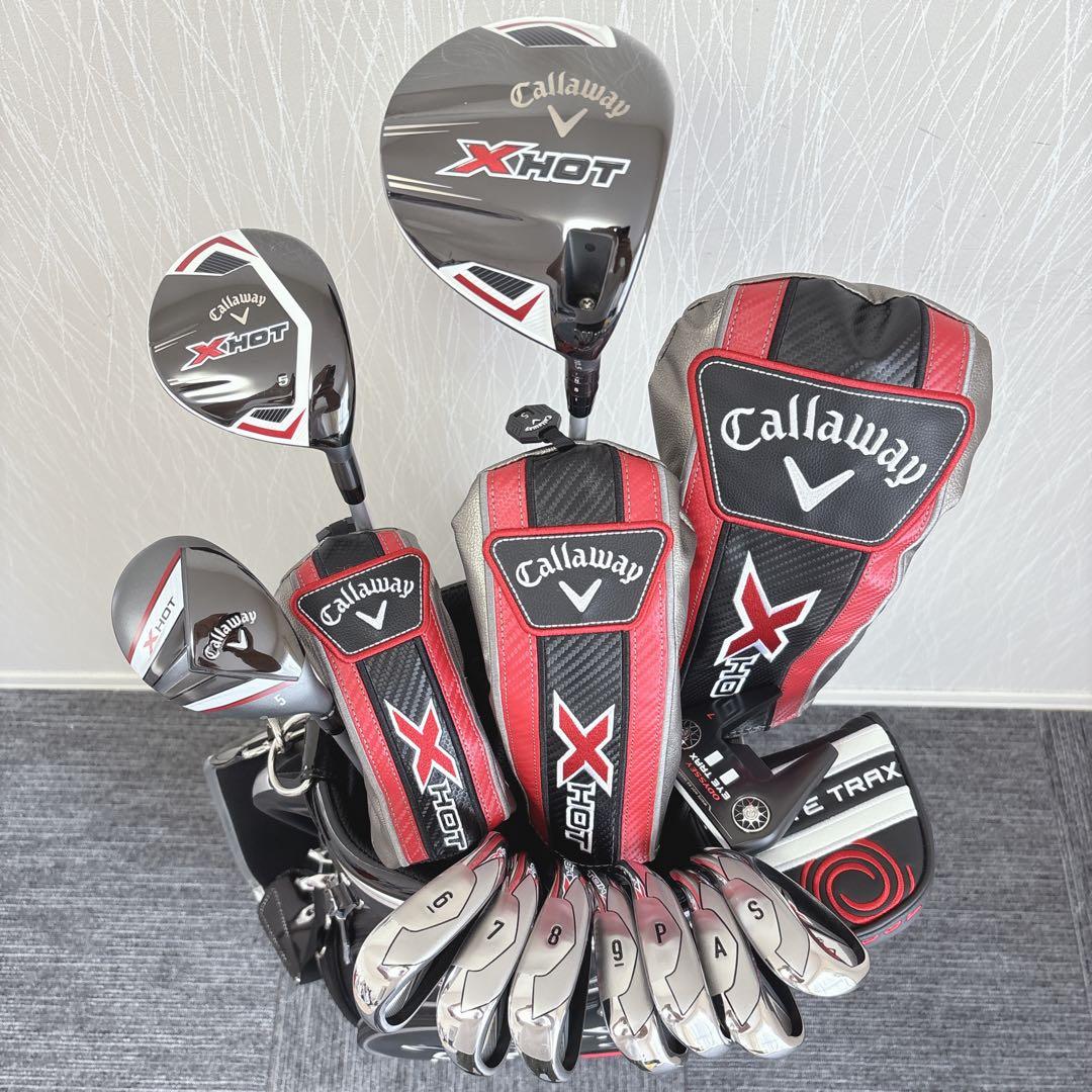 ほぼ未使用❗️超豪華❗キャロウェイ/X HOT 初心者 メンズ ゴルフセット