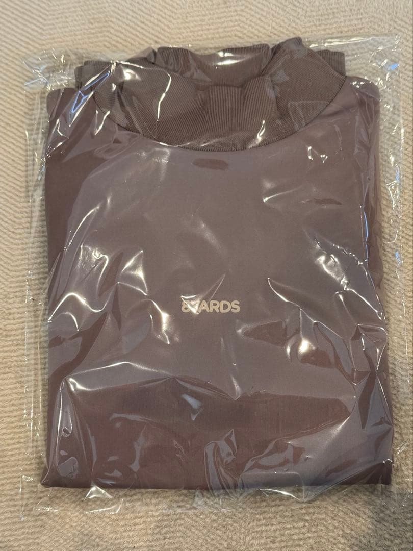 【美品】8YARDS ハチヤーズ メンズ モックネックトレーナー モカ