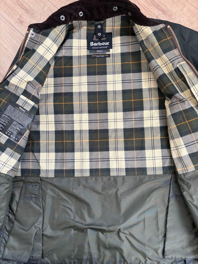美品！Barbour バブアー ビデイル ワックス　レギュラー　セージ