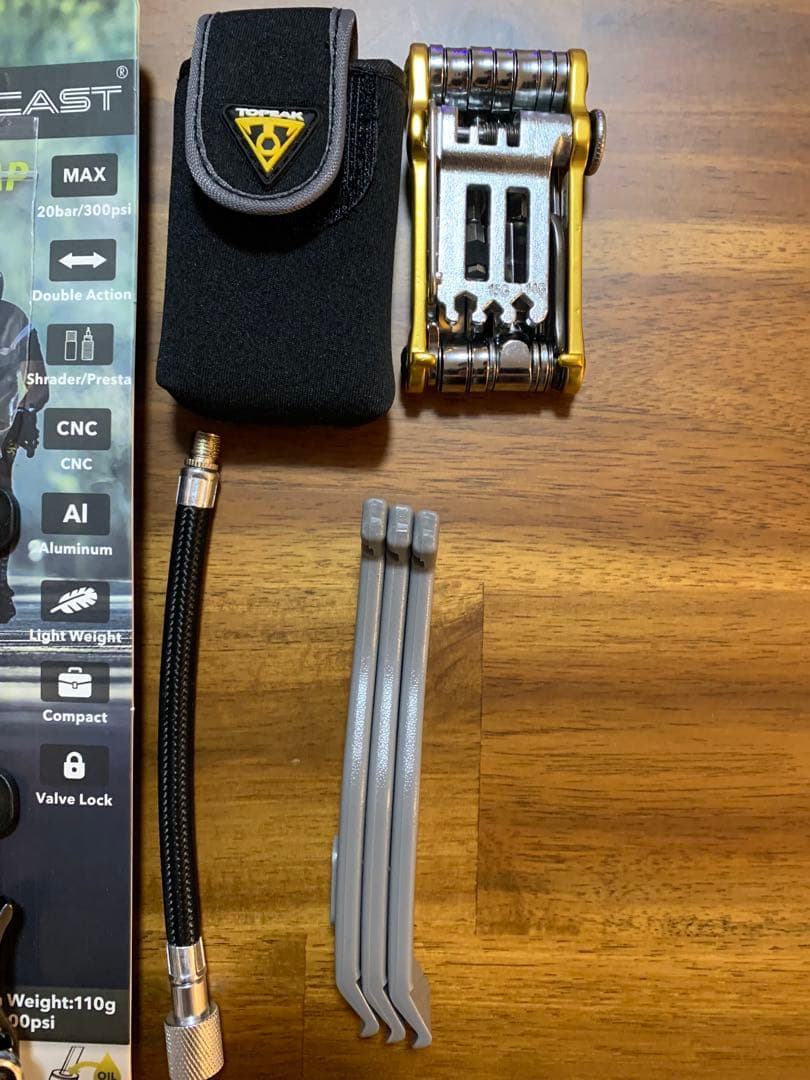 【新品未使用】ロードバイク ツーリング 携帯工具セット(＊総額¥14,888)