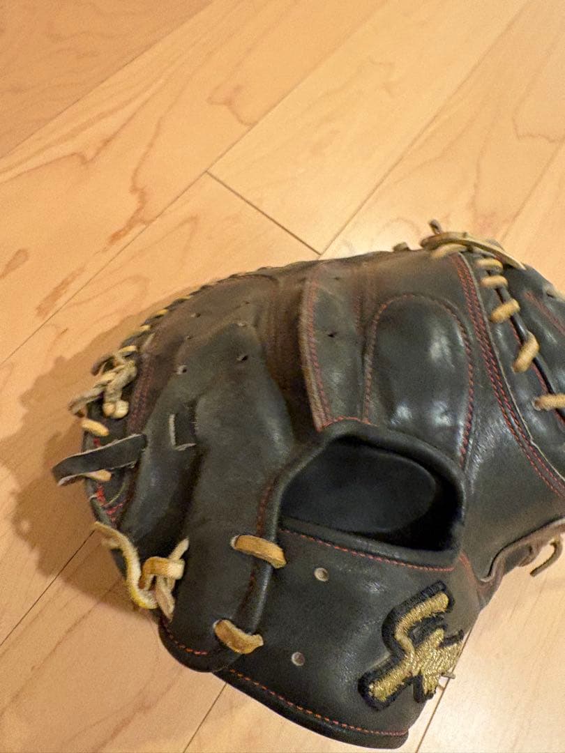 スラッガー黒 レザー キャッチャーミット