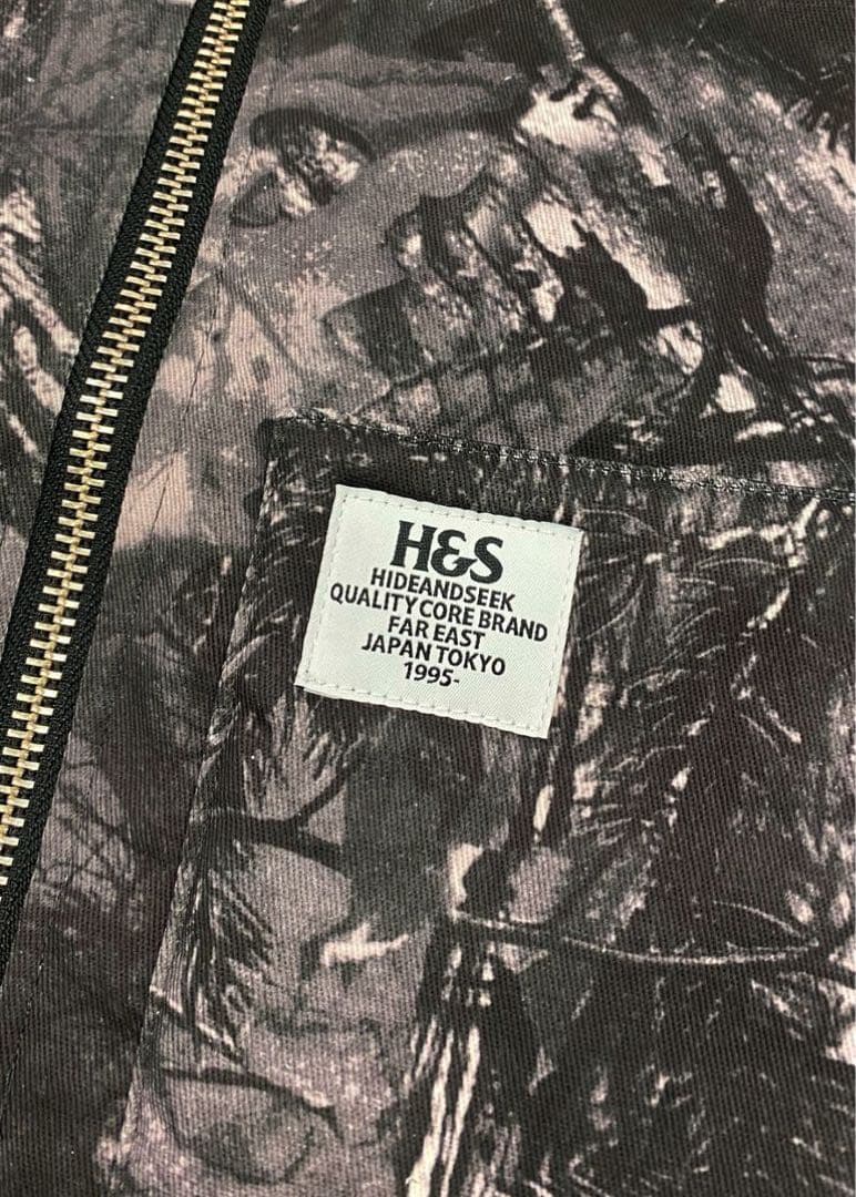 20%OFF☆HIDE AND SEEK Camo Zip Work Vest