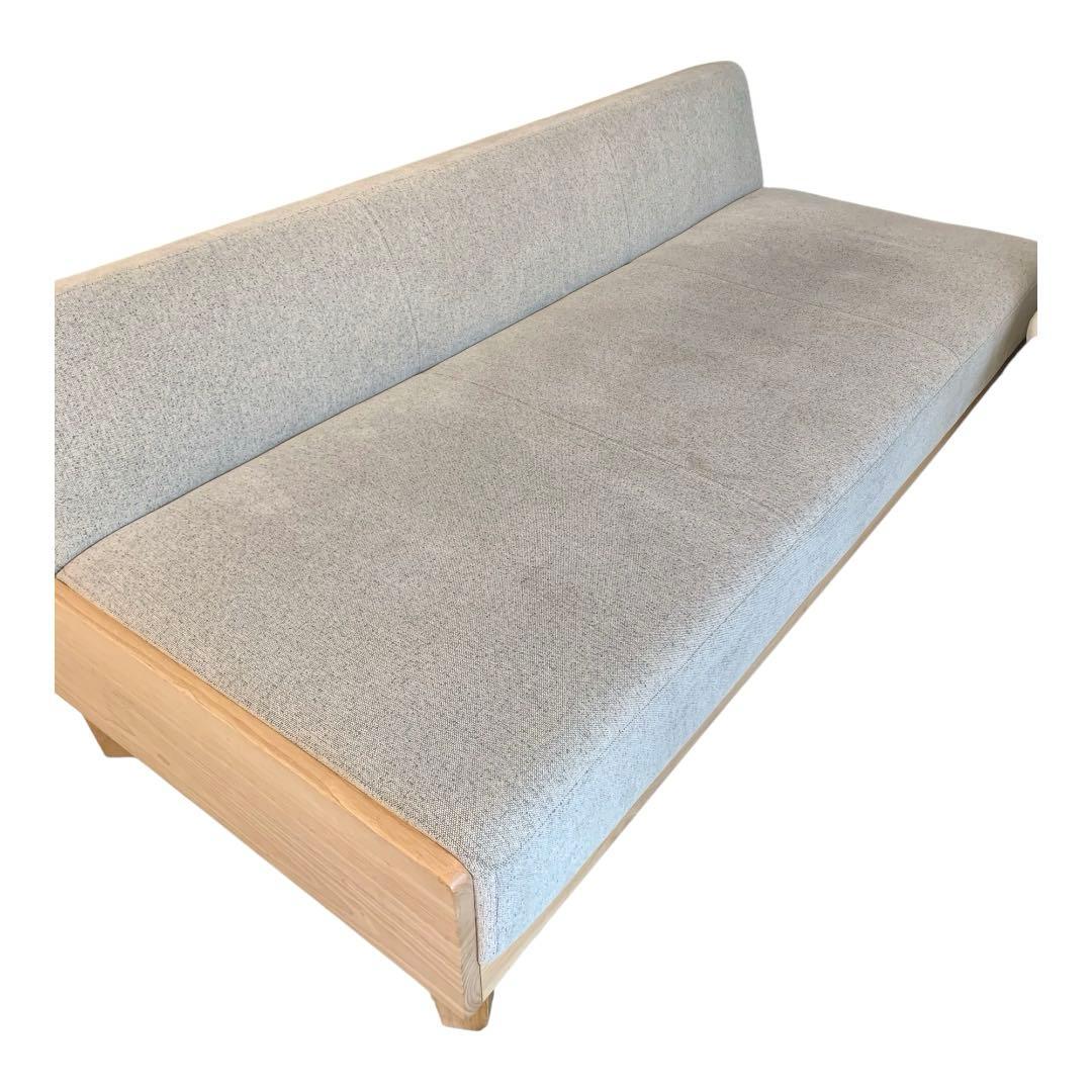 【処分予定】MODERN DECO 3人掛け ベッドソファ リクライニングソファ