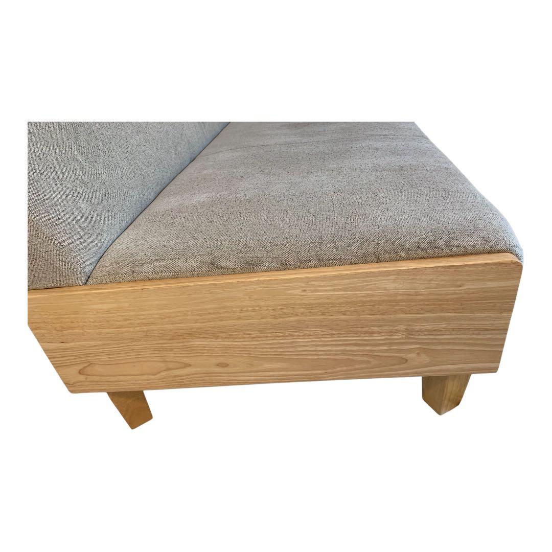 【処分予定】MODERN DECO 3人掛け ベッドソファ リクライニングソファ