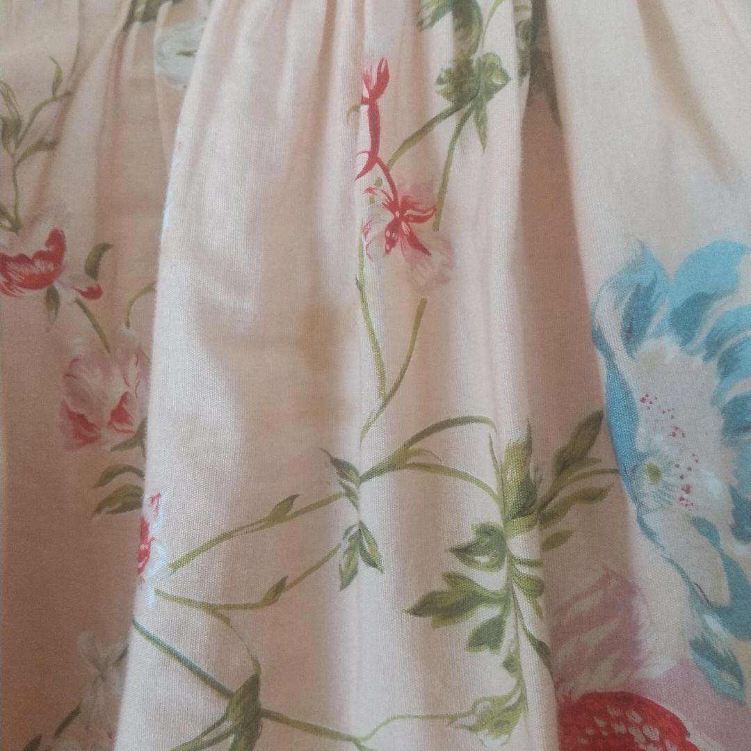 インゲボルグ ピンクハウス 花柄 ピコフリル フード付き ロングワンピース