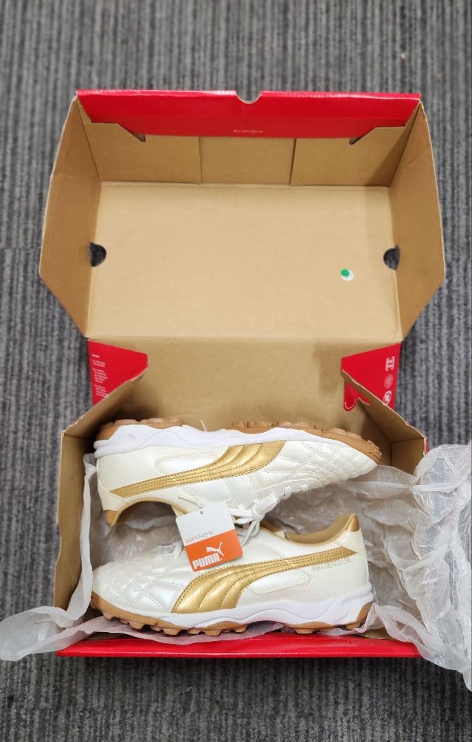 PUMA パラメヒコライト TT ホワイト×ゴールド　新品未使用