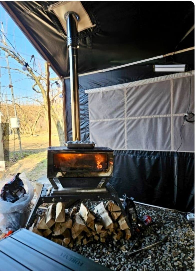 海外限定★フォレニア ゴンドラレクタタープシェルターM＋ポール＋TPUウィンドウ