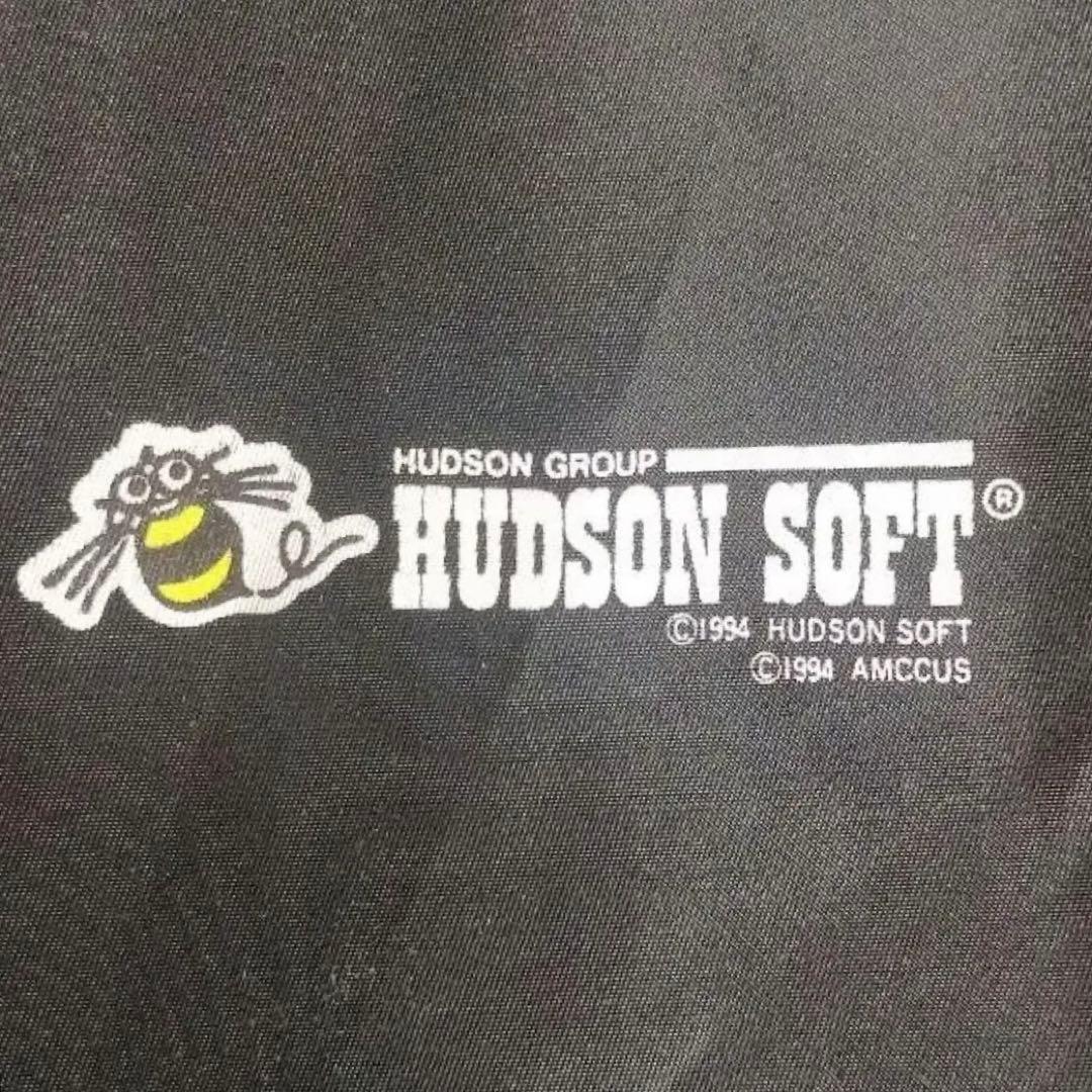 非売品　HUDSON公式　スーパー桃太郎電鉄3 MA-1 キングボンビー刺繍