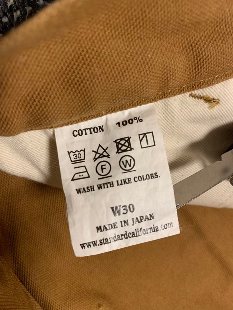 STANDARD CALIFORNIA ワークパンツ W30 日本製