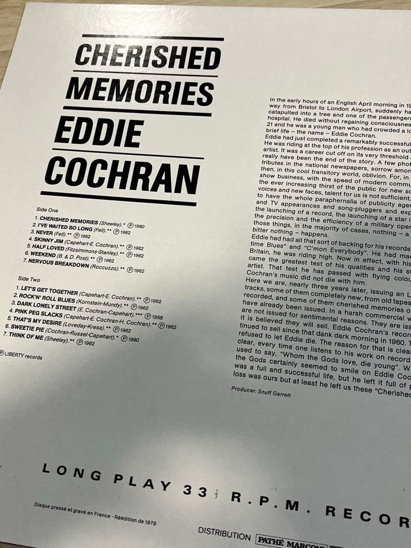 貴重　ロカビリー系レコード　9枚まとめて　バディホリー　エディコクラン