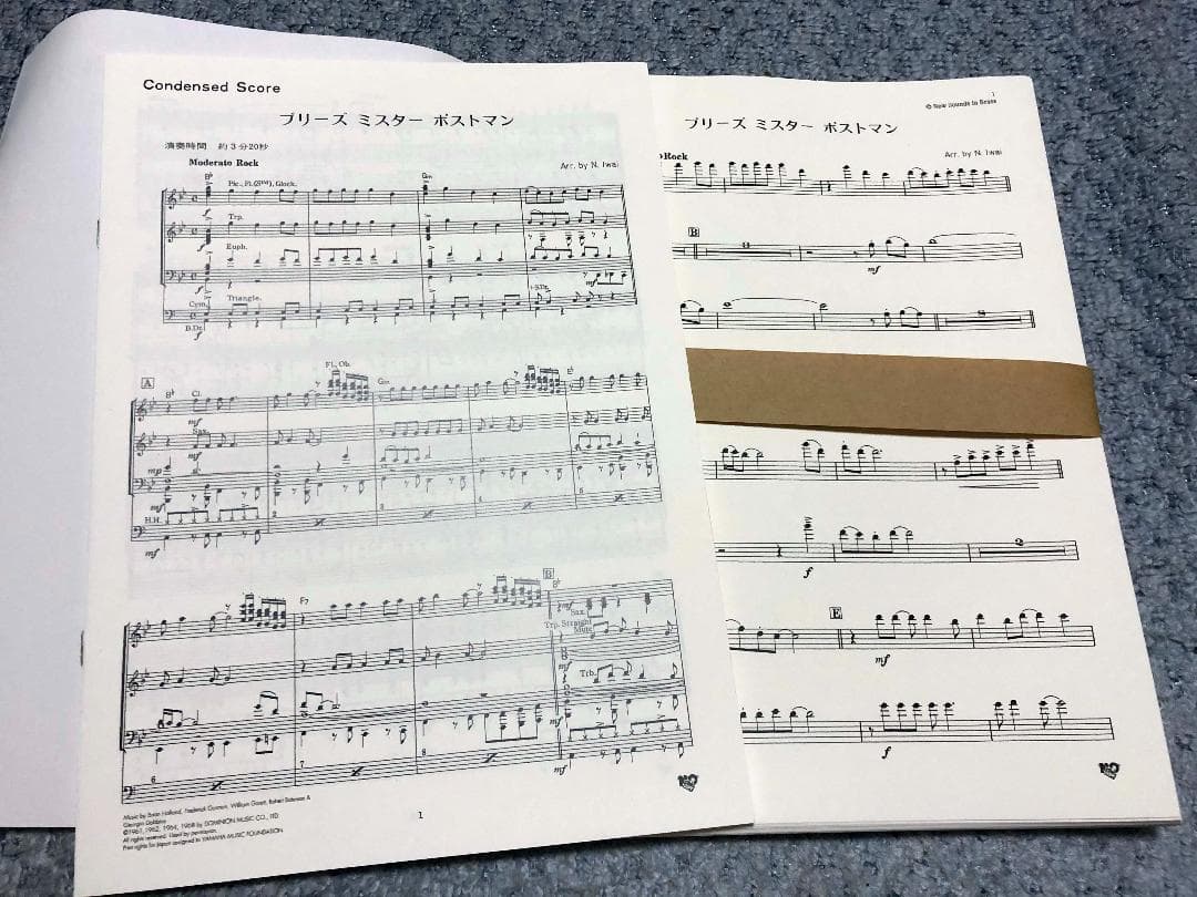 ● 吹奏楽楽譜 ニューサウンズインブラス / プリーズミスターポリスマン