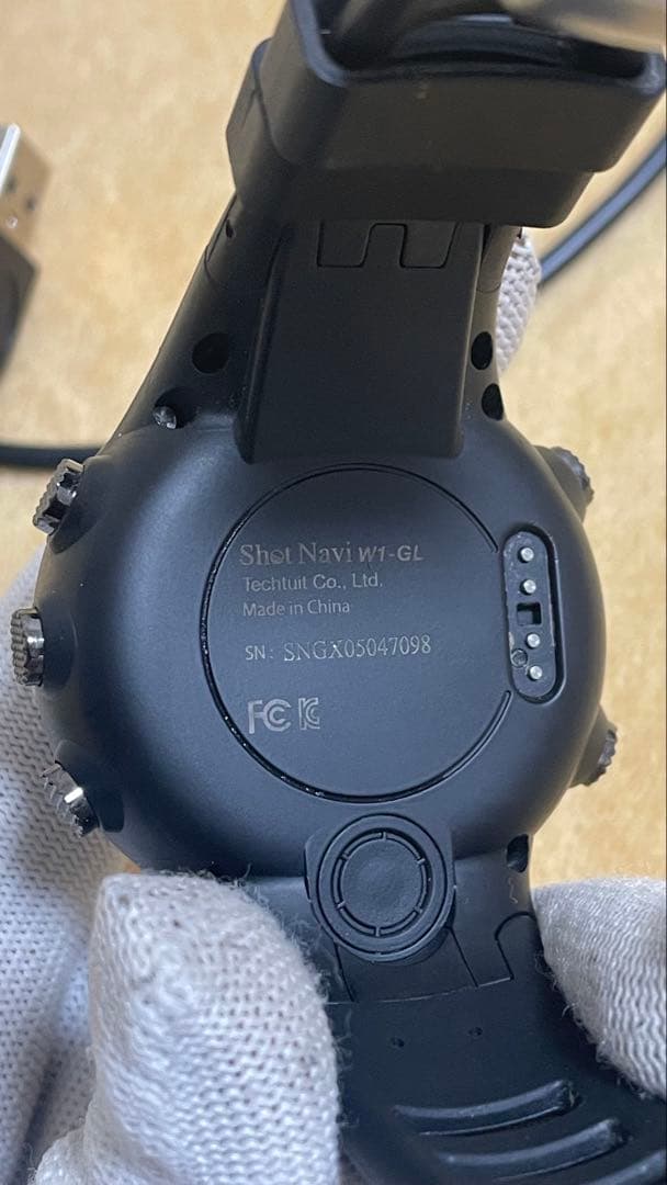 Shot Navi W1-GL GPSゴルフナビ腕時計 充電ケーブル付