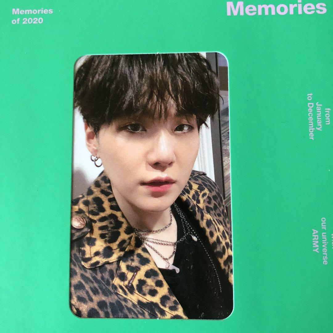 BTS ユンギ　トレカ　メモリーズ2020 フォトカード　SUGA