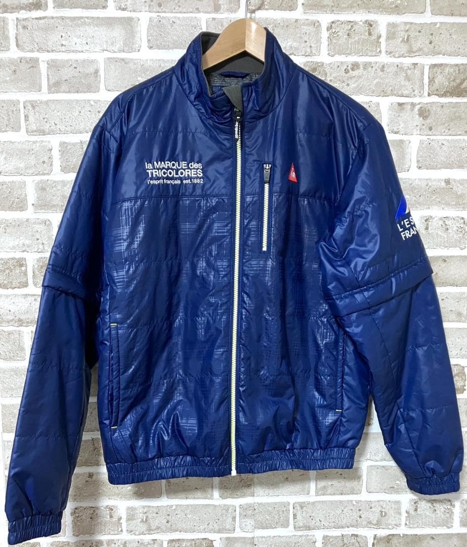 【早い者勝ち‼️】ルコックゴルフ メンズ 中綿 セットアップ 上下 M ネイビー