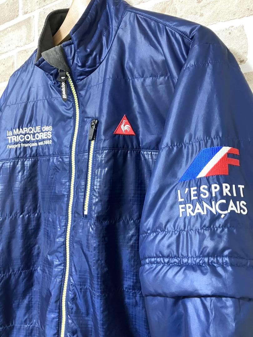 【早い者勝ち‼️】ルコックゴルフ メンズ 中綿 セットアップ 上下 M ネイビー