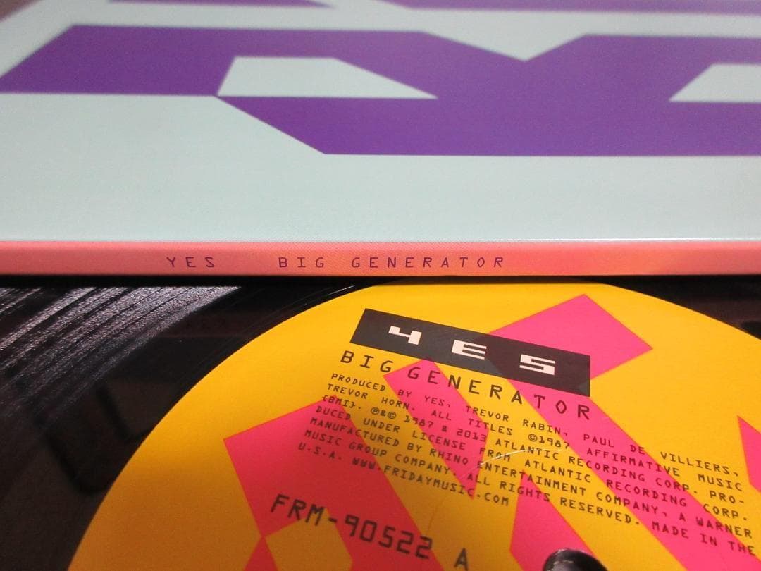 ★YES / BIG GENERATOR★イエス◇Friday Music