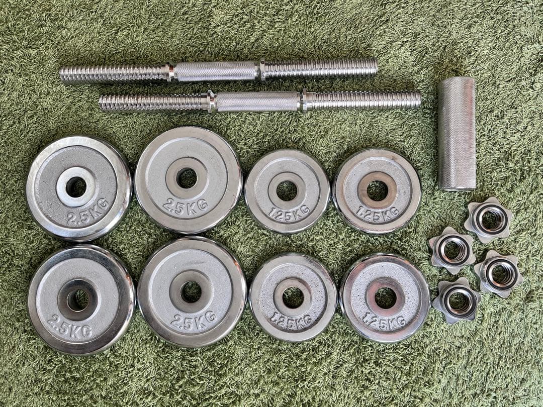 調整可能なダンベルセット