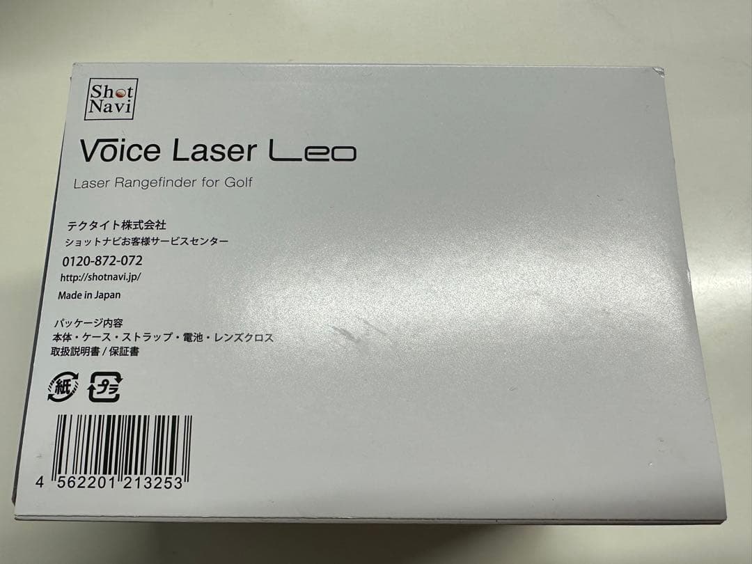 Shot Navi Voice Laser Leo ゴルフ用距離計