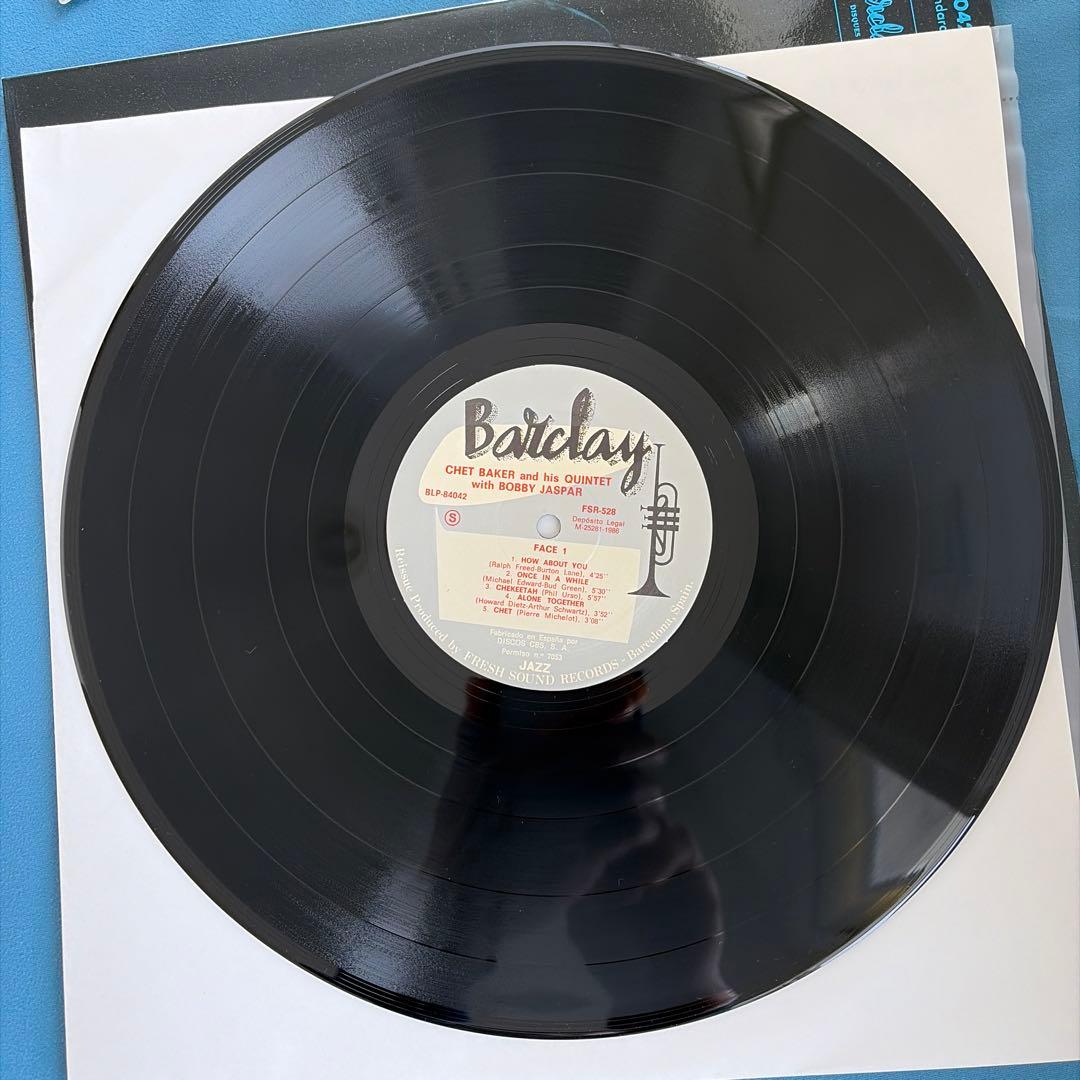 CHET BAKER IN PARIS BOX3枚組LP&EP2枚プログラム付