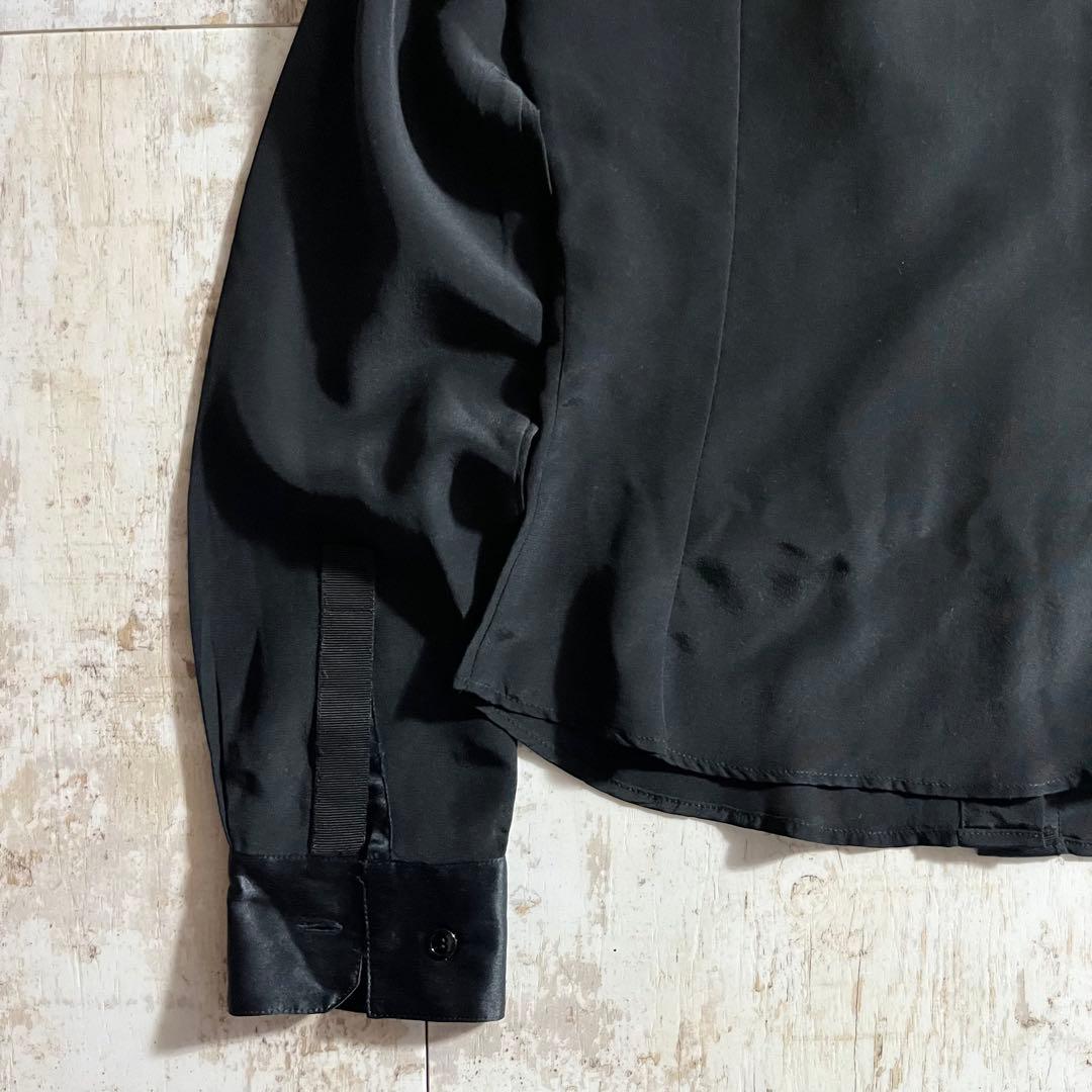 DOLCE&GABBANA ドルガバ イタリア製 フリル ドレス 長袖 シャツ