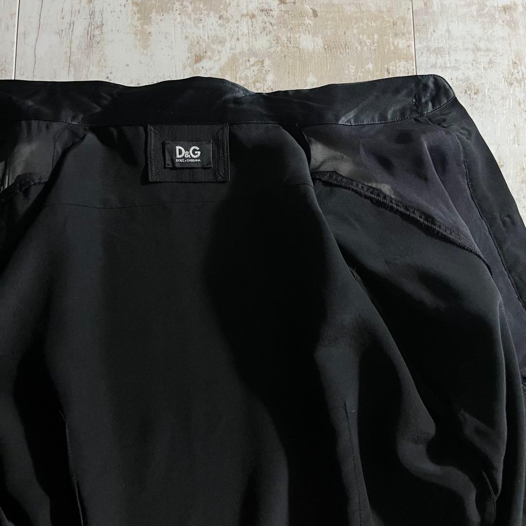 DOLCE&GABBANA ドルガバ イタリア製 フリル ドレス 長袖 シャツ