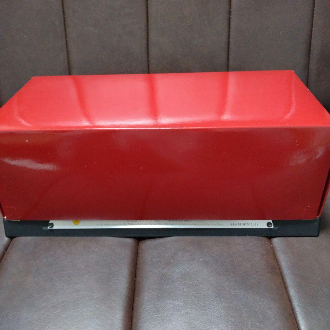 1/18 マテル フェラーリ F2007 ライコネン マルボロ ハットトリック