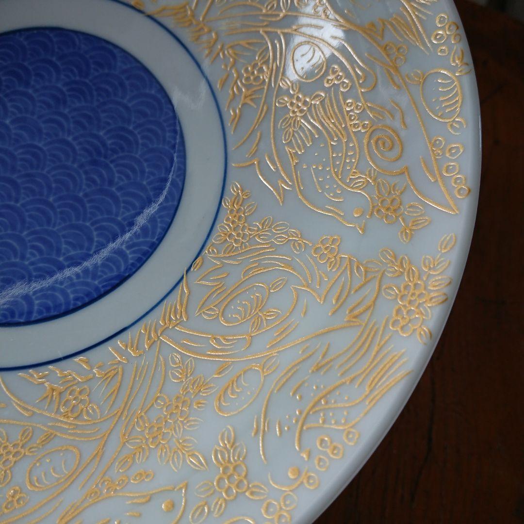 有田焼 幸楽窯 皿 深鉢 鳥 /金蘭手 赤絵　古伊万里 印判 中川政七商店