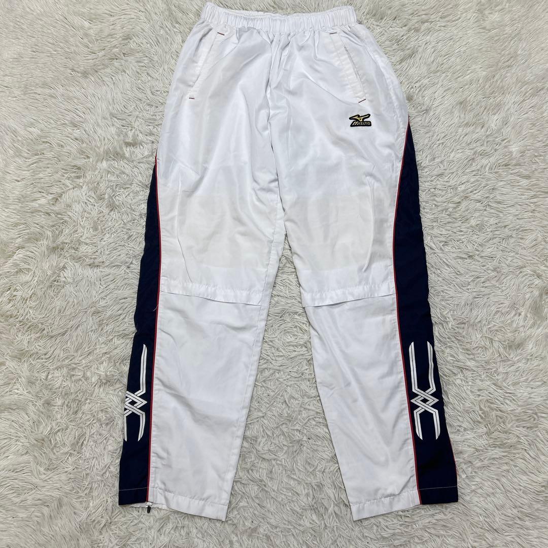 MIZUNO PRO ウィンドブレーカー　上下セット　セットアップ　白　XL