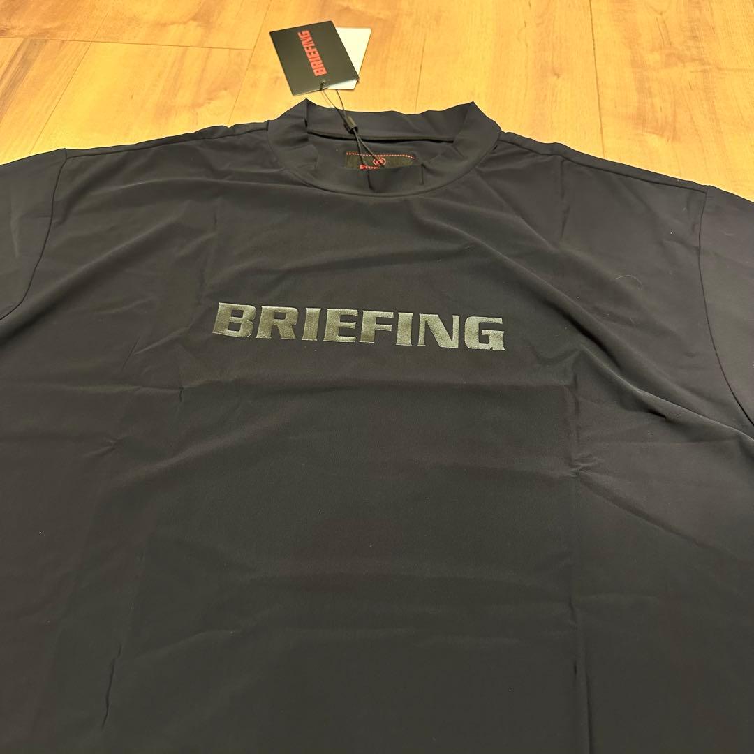 半袖モックネック　サイズL メンズ　ブラック　速乾性　春夏　ゴルフウェア　冷感