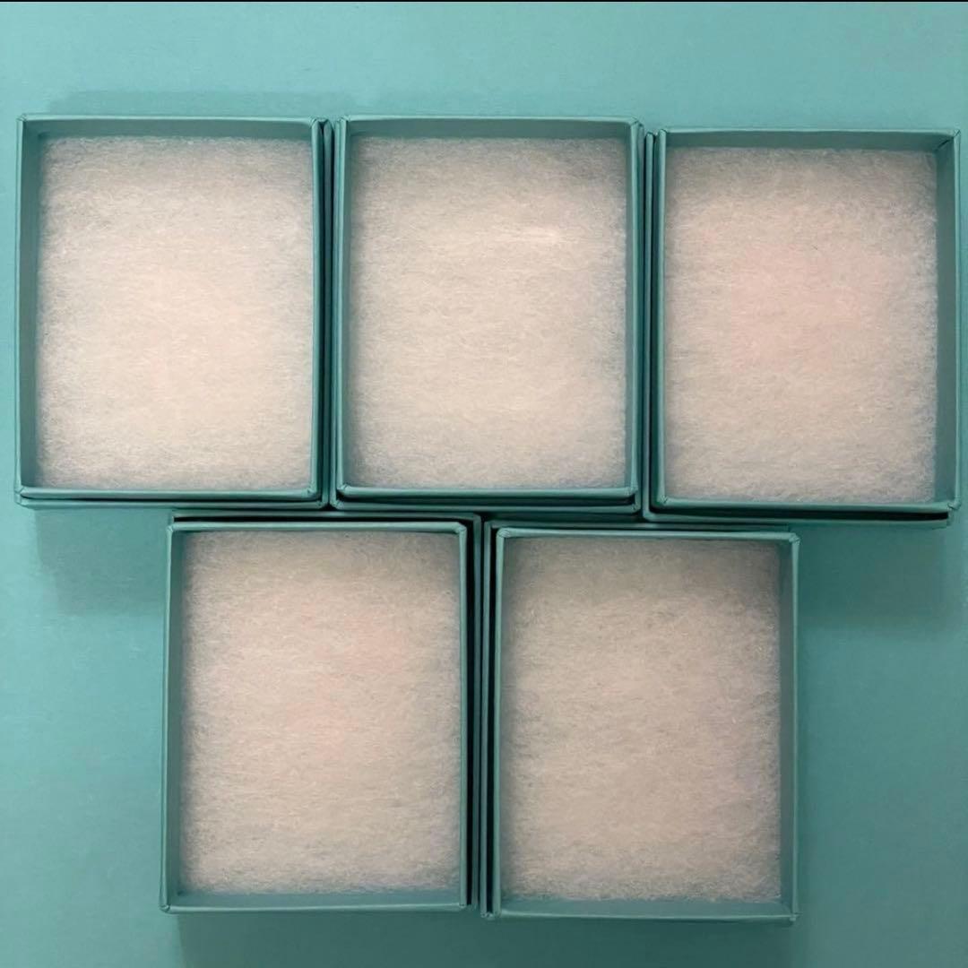 ティファニー 空箱 巾着 ギフトボックス 5個セット 国内現行品