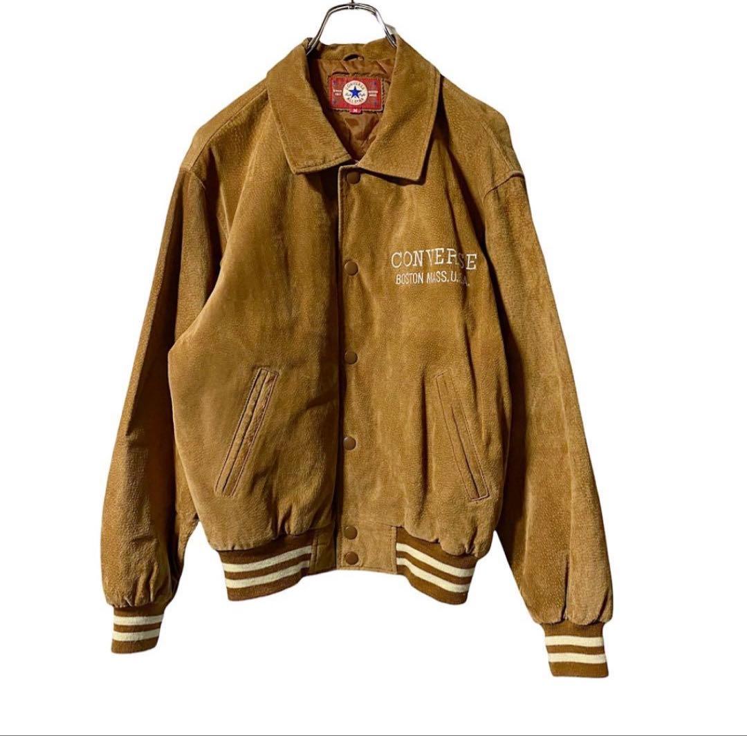 希少【Vintage】CONVERSE ALL STAR レザージャケット 豚革