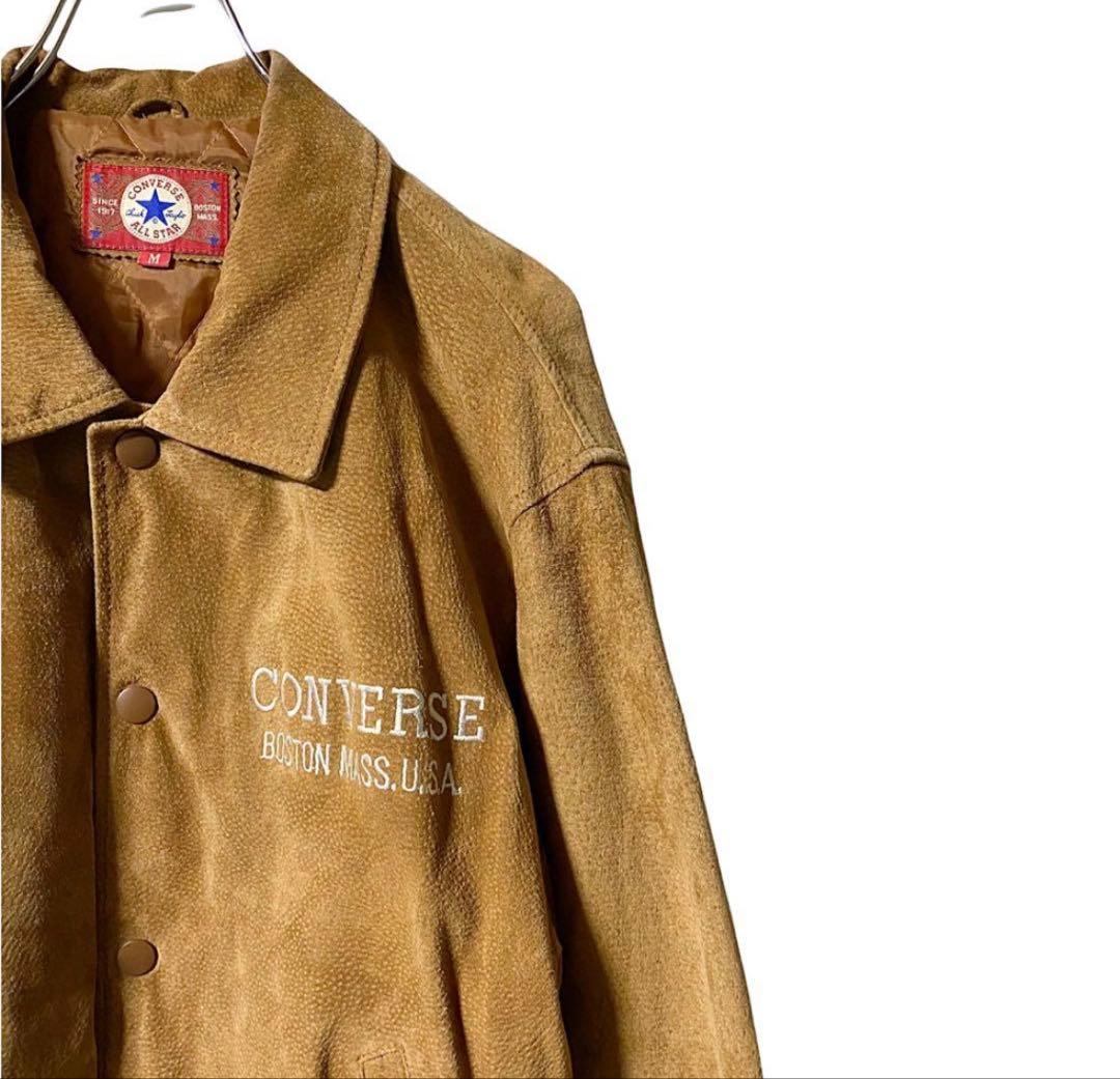 希少【Vintage】CONVERSE ALL STAR レザージャケット 豚革
