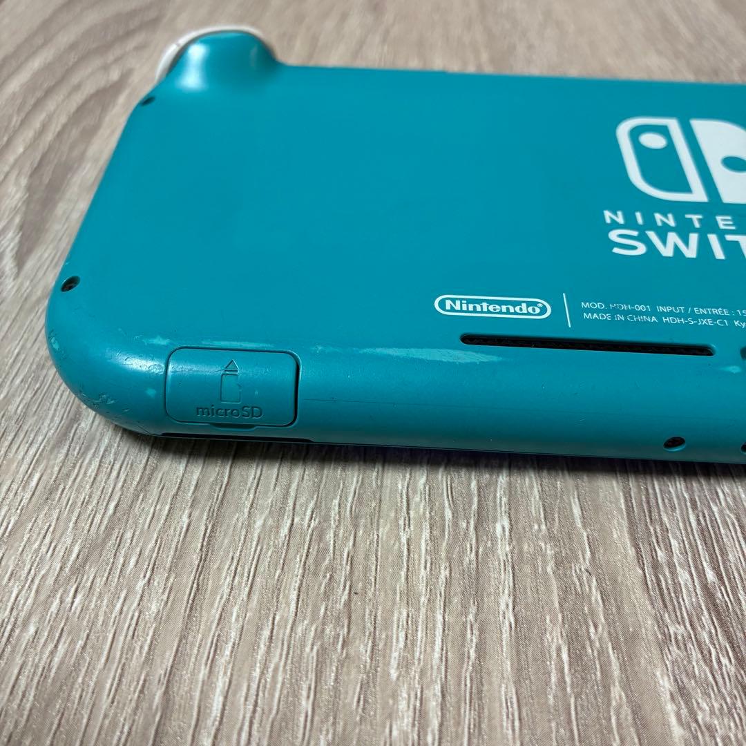 【ジャンク品】Switch Lite ターコイズ 青画面 部品取り