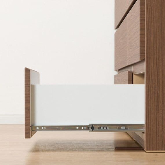 【送料込】ニトリ6段ハイチェスト(クエス 120-6HC MBR2)